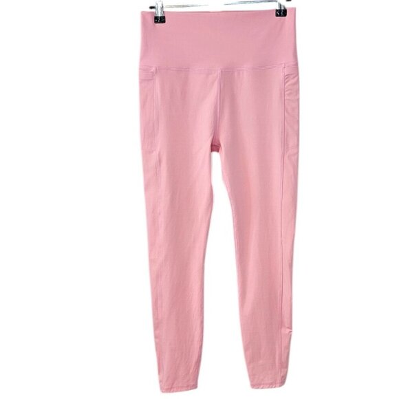 Vuori Womens Studio Pocket Leggings in Pink, Athletic, High Rise, Size Small - Picture 1 of 7